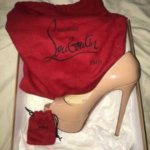 Louboutin lady peep size 36.5